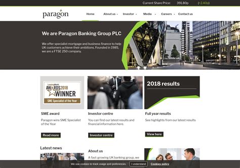 paragon share price today uk
